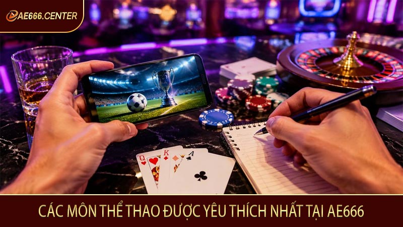 Các môn thể thao được yêu thích nhất tại AE666